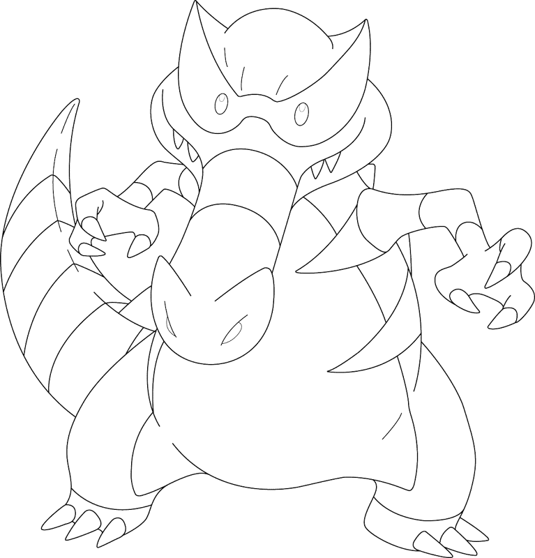 Desenho de Pokémon para colorir e imprimir: número 2