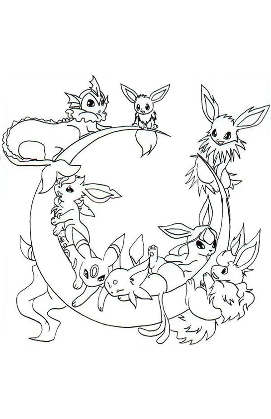 Desenho de Pokémon para colorir e imprimir: número 4
