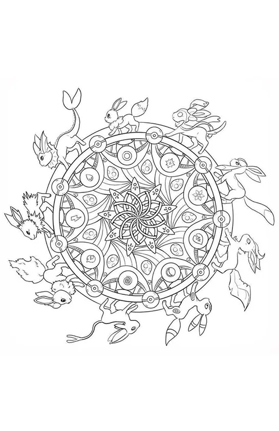 Desenho de Pokémon para colorir e imprimir: número 6