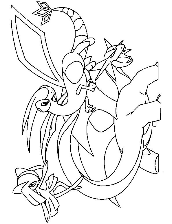 Desenho de Pokémon para colorir e imprimir: número 12