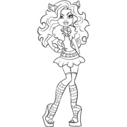 Desenho de Polly Pocket para colorir e imprimir: número 3