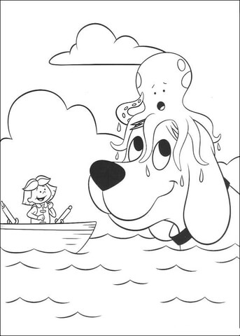 Desenho de Polvo para colorir e imprimir: número 45