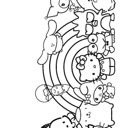 Desenho de Pompompurin para colorir e imprimir: número 2