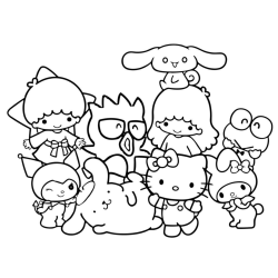 Desenho de Pompompurin para colorir e imprimir: número 12