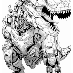 Desenho de Power Rangers para colorir e imprimir: número 11