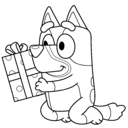 Desenho de Presente para colorir e imprimir: número 9