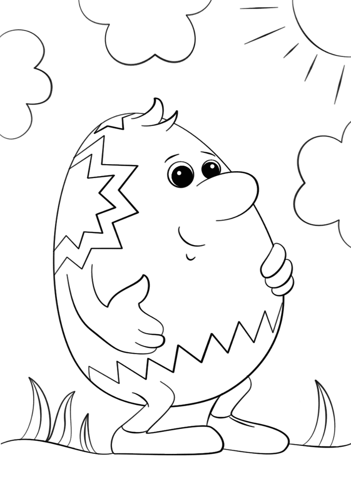 Desenho de Primavera para colorir e imprimir: número 27