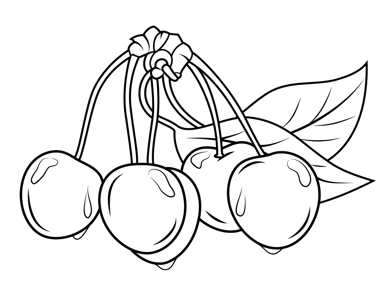 Desenho de Primavera para colorir e imprimir: número 29
