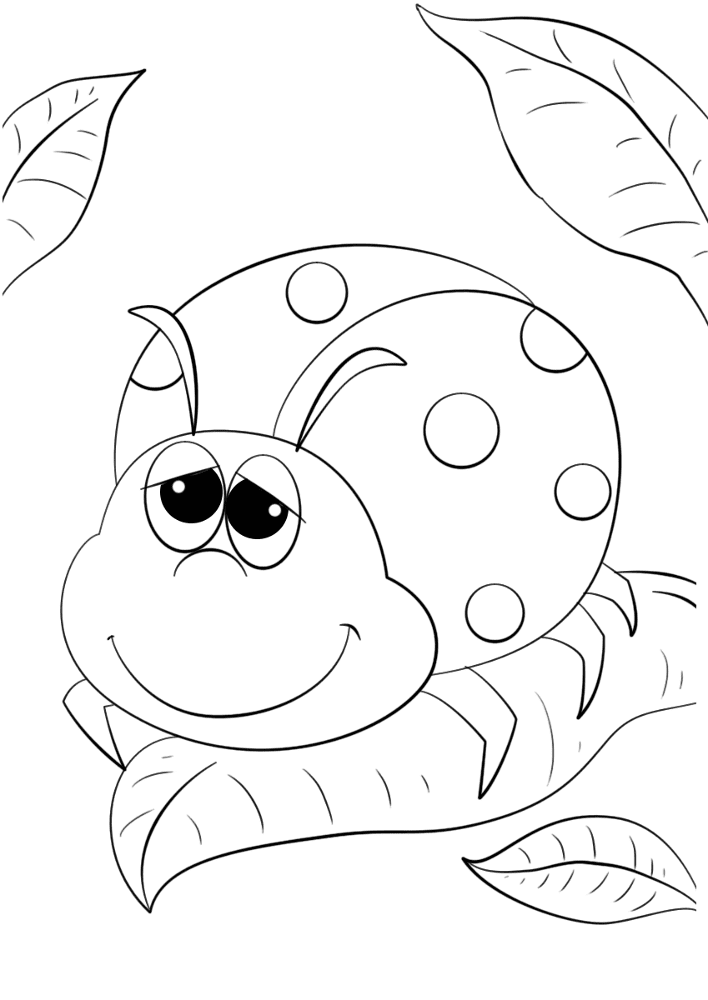 Desenho de Primavera para colorir e imprimir: número 34