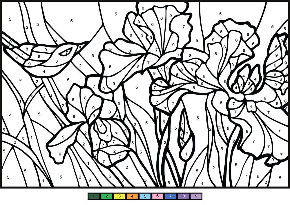 Desenho de Primavera para colorir