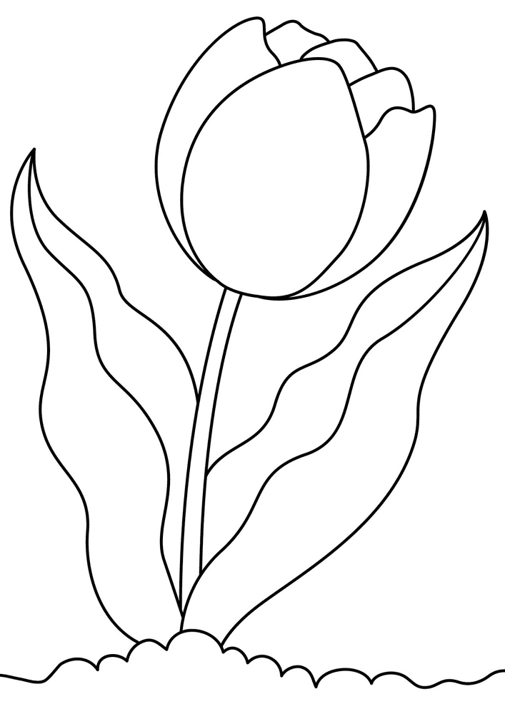 Desenho de Primavera para colorir