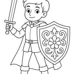 Desenho de Principe para colorir e imprimir: número 15