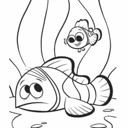 Desenho de Procurando Nemo para colorir e imprimir: número 21