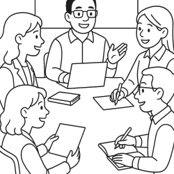 Desenho de Professores para colorir e imprimir: número 19