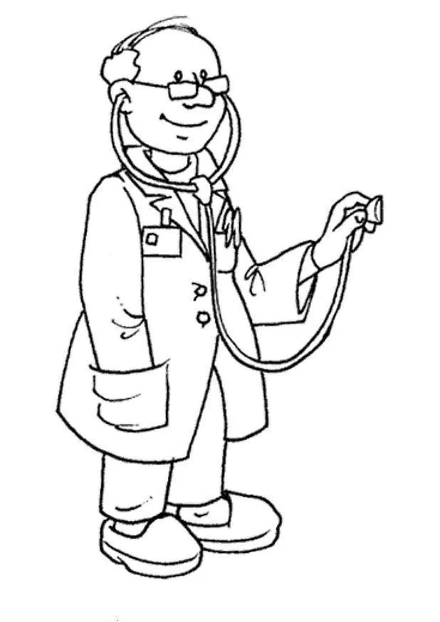 Desenho de Profissoes para colorir e imprimir: número 9