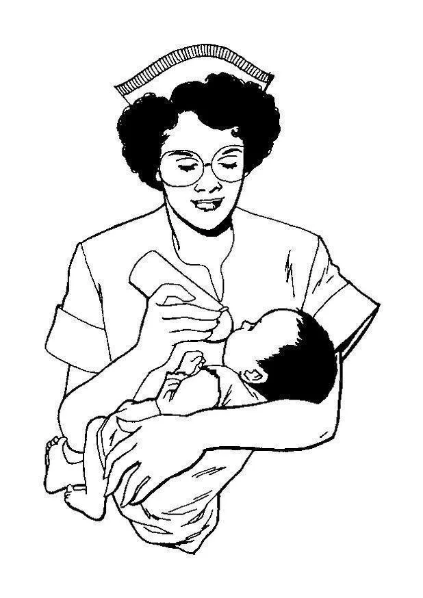 Desenho de Profissoes para colorir e imprimir: número 13