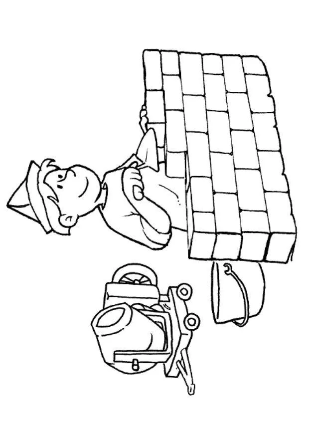 Desenho de Profissoes para colorir e imprimir: número 16