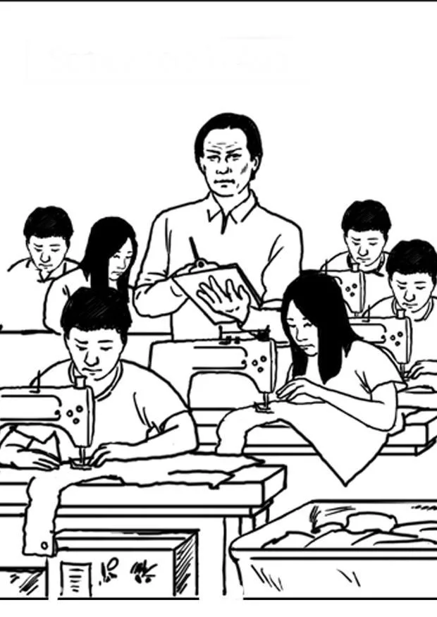 Desenho de Profissoes para colorir e imprimir: número 17