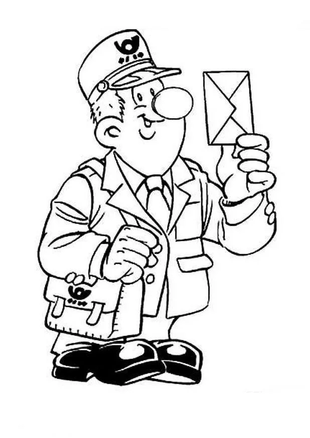 Desenho de Profissoes para colorir e imprimir: número 21
