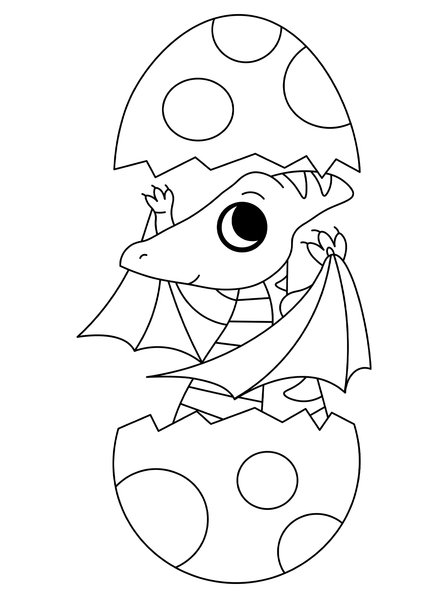 Desenho de Pterodáctilo para colorir