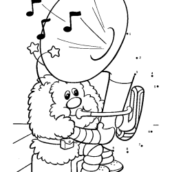 Desenho de Rainbow Brite para colorir e imprimir: número 6