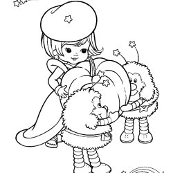 Desenho de Rainbow Brite para colorir e imprimir: número 12