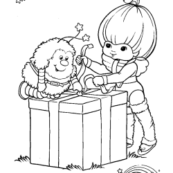 Desenho de Rainbow Brite para colorir e imprimir: número 15