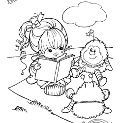 Desenho de Rainbow Brite para colorir e imprimir: número 16