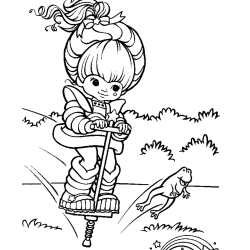 Desenho de Rainbow Brite para colorir e imprimir: número 19