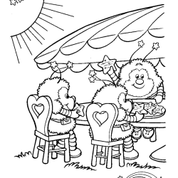Desenho de Rainbow Brite para colorir e imprimir: número 20