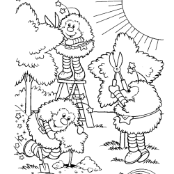 Desenho de Rainbow Brite para colorir e imprimir: número 23
