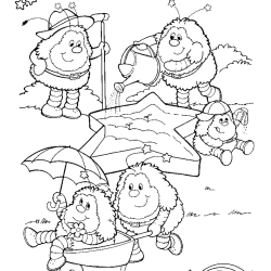 Desenho de Rainbow Brite para colorir e imprimir: número 24