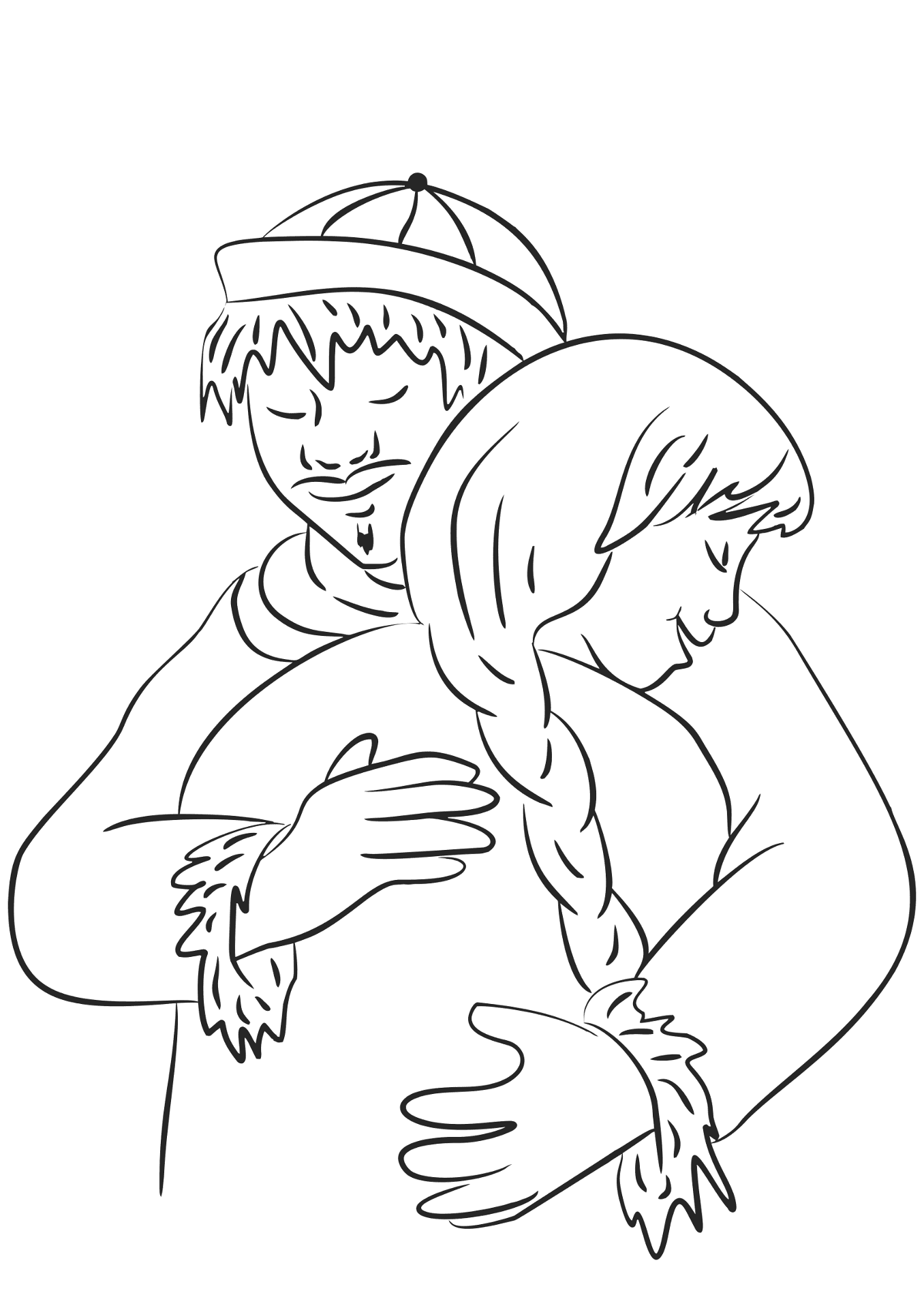 Desenho de Ramadão para colorir e imprimir: número 25