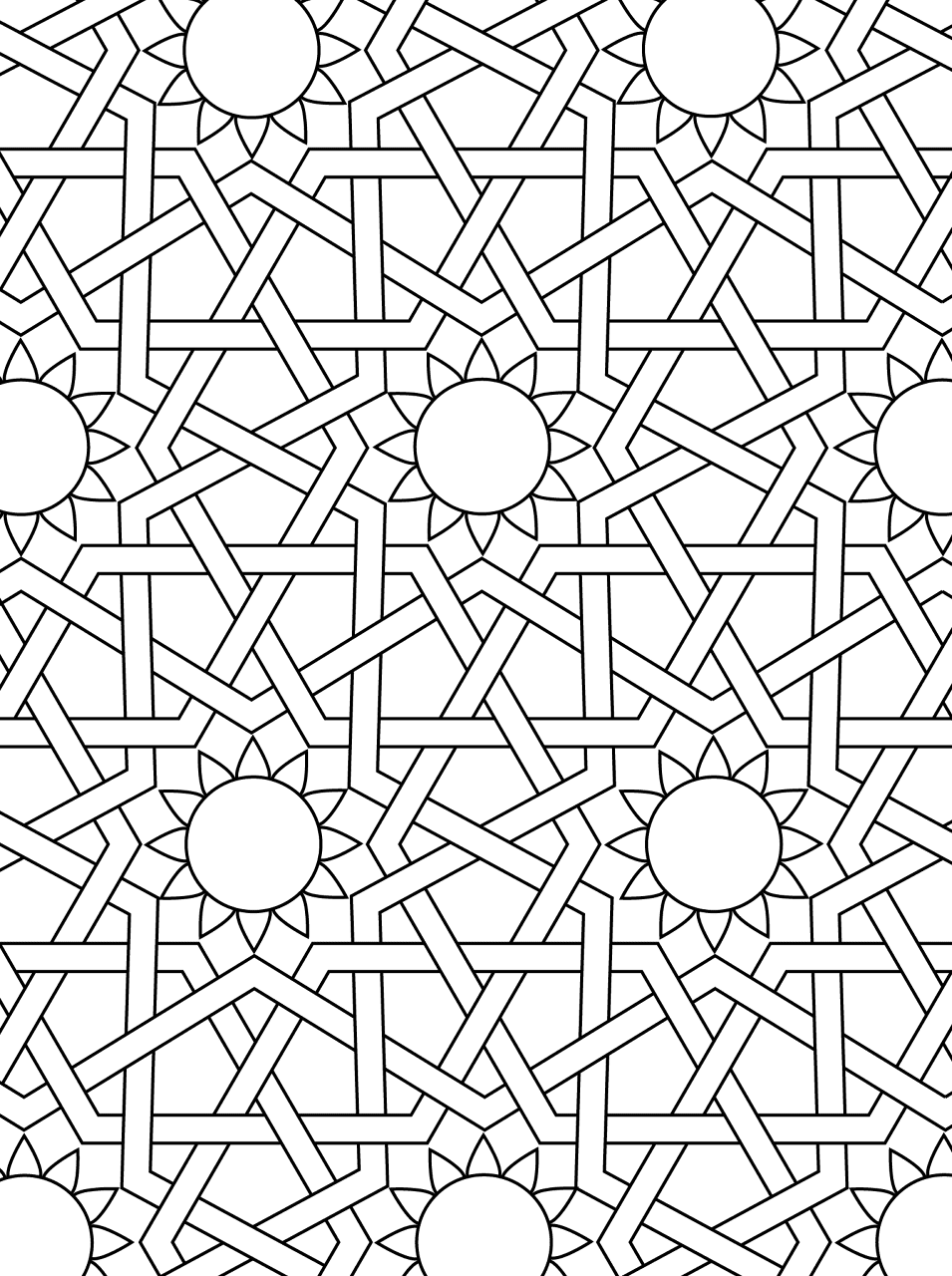 Desenho de Ramadão para colorir e imprimir: número 27