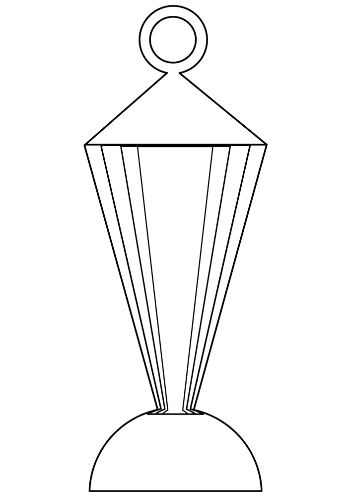 Desenho de Ramadão para colorir e imprimir: número 41