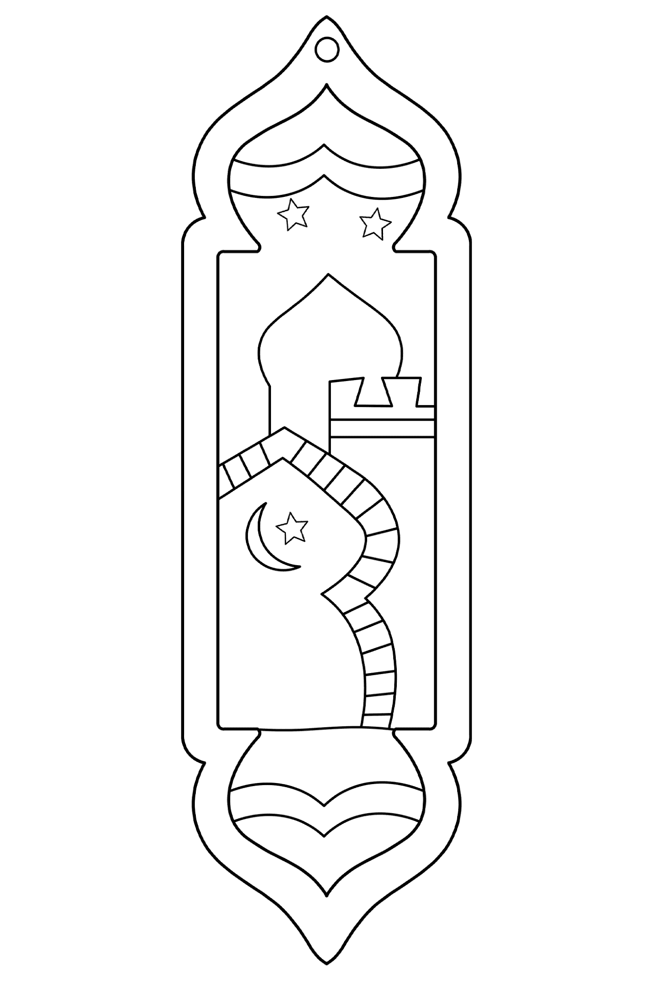 Desenho de Ramadão para colorir