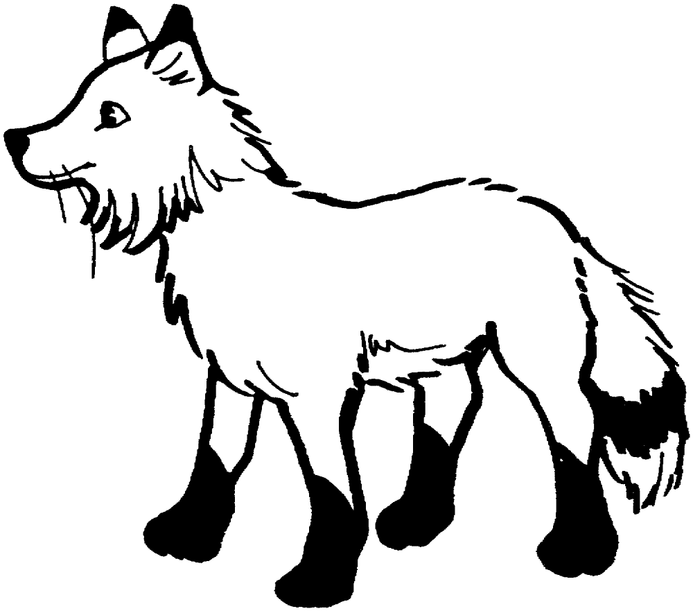 Desenho de Raposas para colorir