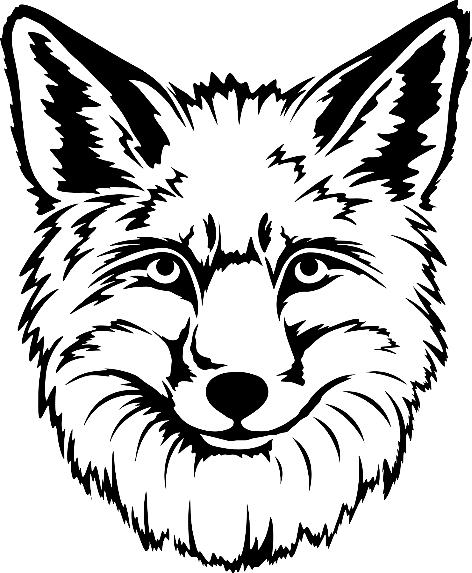 Desenho de Raposas para colorir