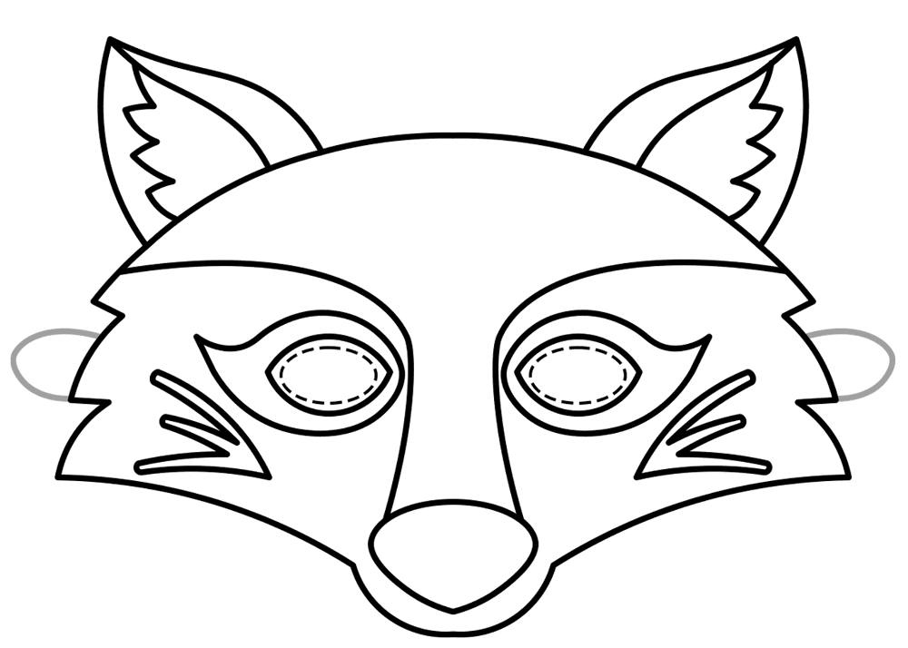 Desenho de Raposas para colorir