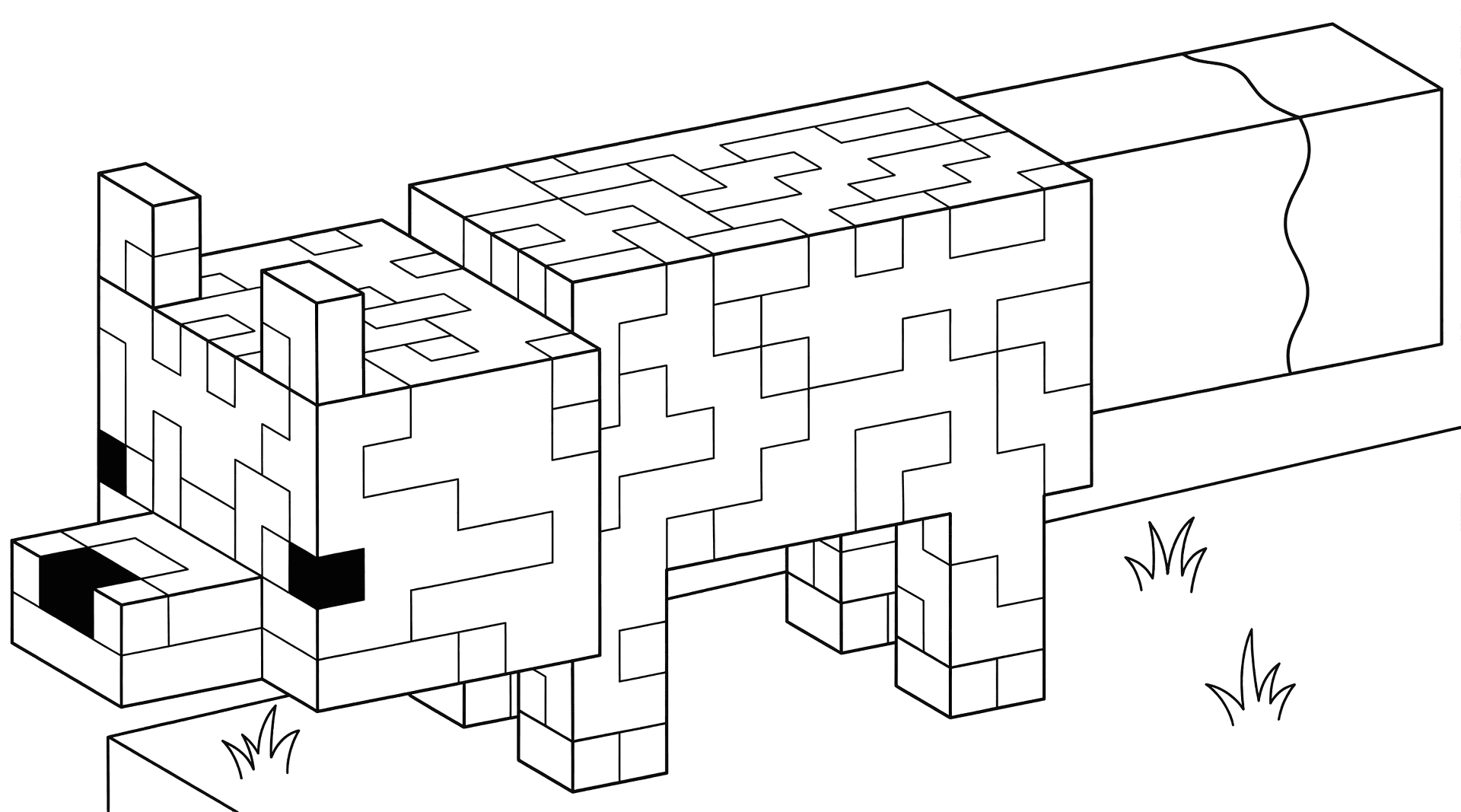 Desenho de Raposas para colorir