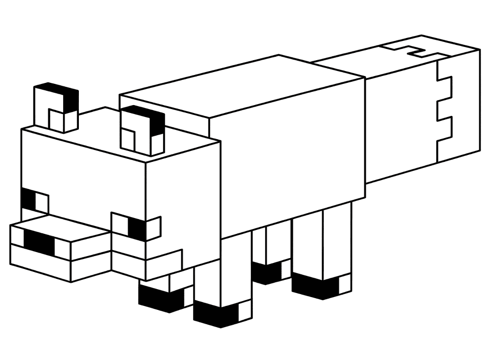 Desenho de Raposas para colorir