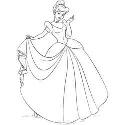 Desenho de Rapunzel para colorir e imprimir: número 2