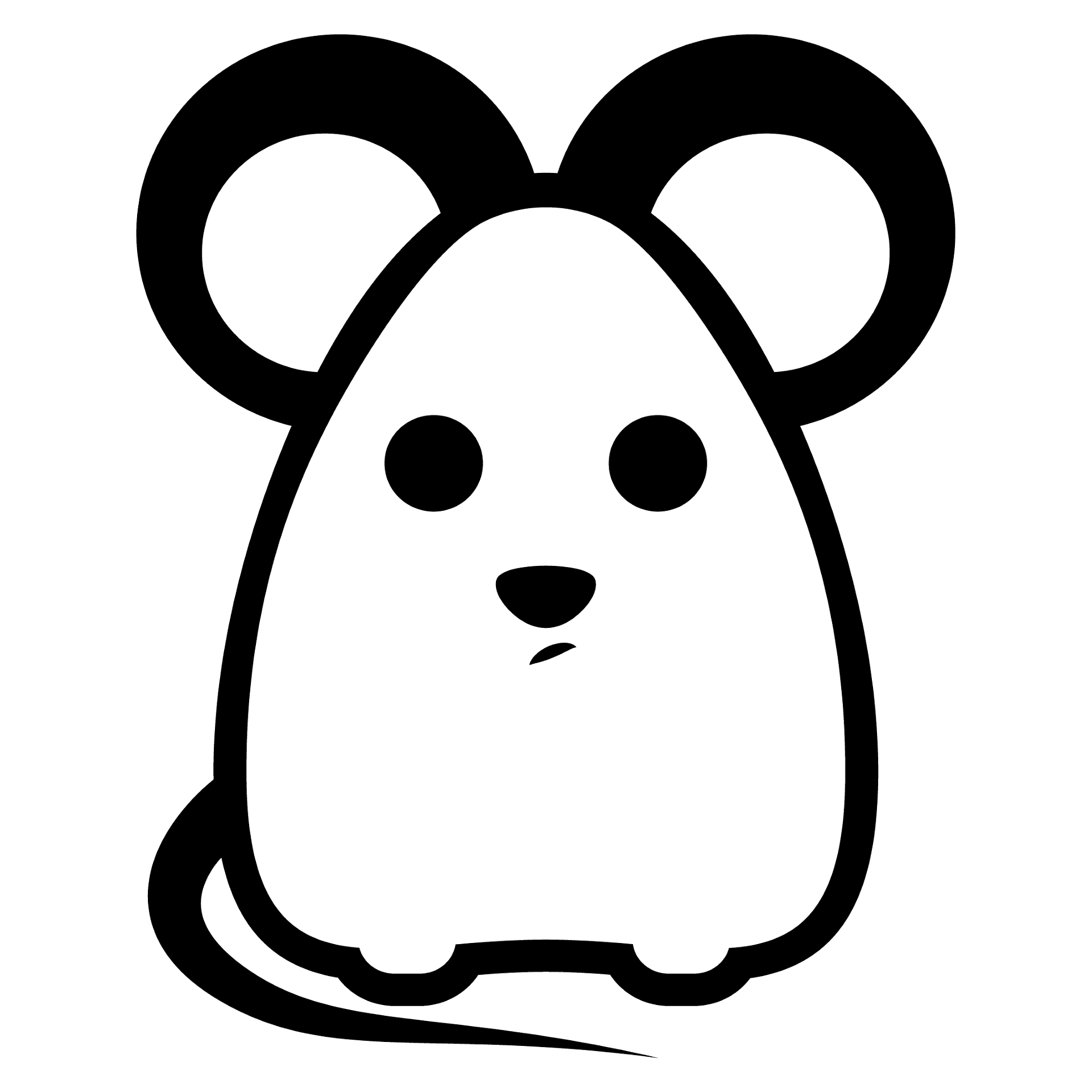 Desenho de Ratos para colorir e imprimir: número 32