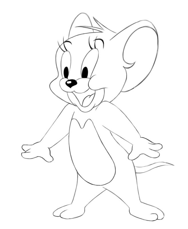 Desenho de Ratos para colorir