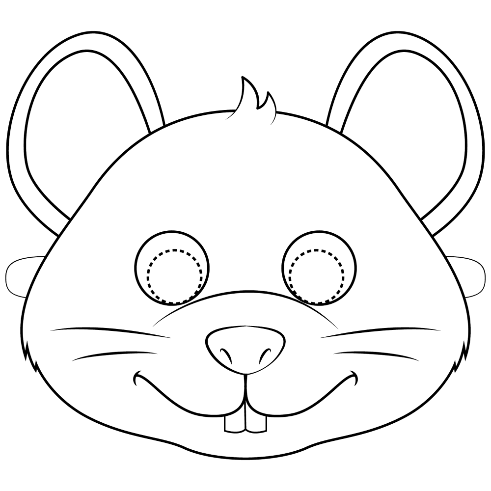 Desenho de Ratos para colorir