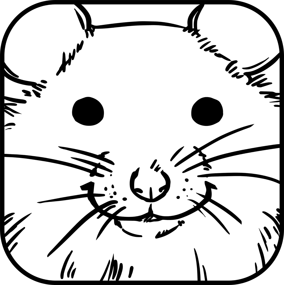 Desenho de Ratos para colorir