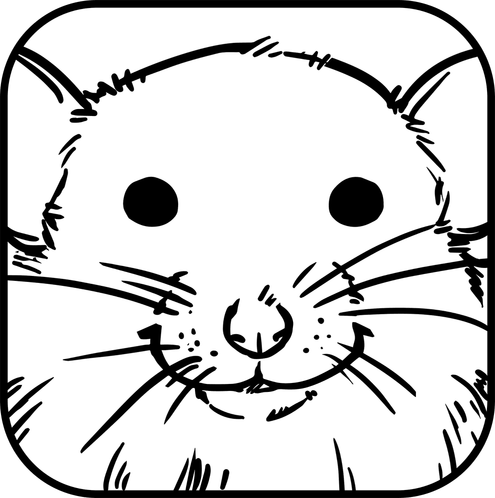 Desenho de Ratos para colorir