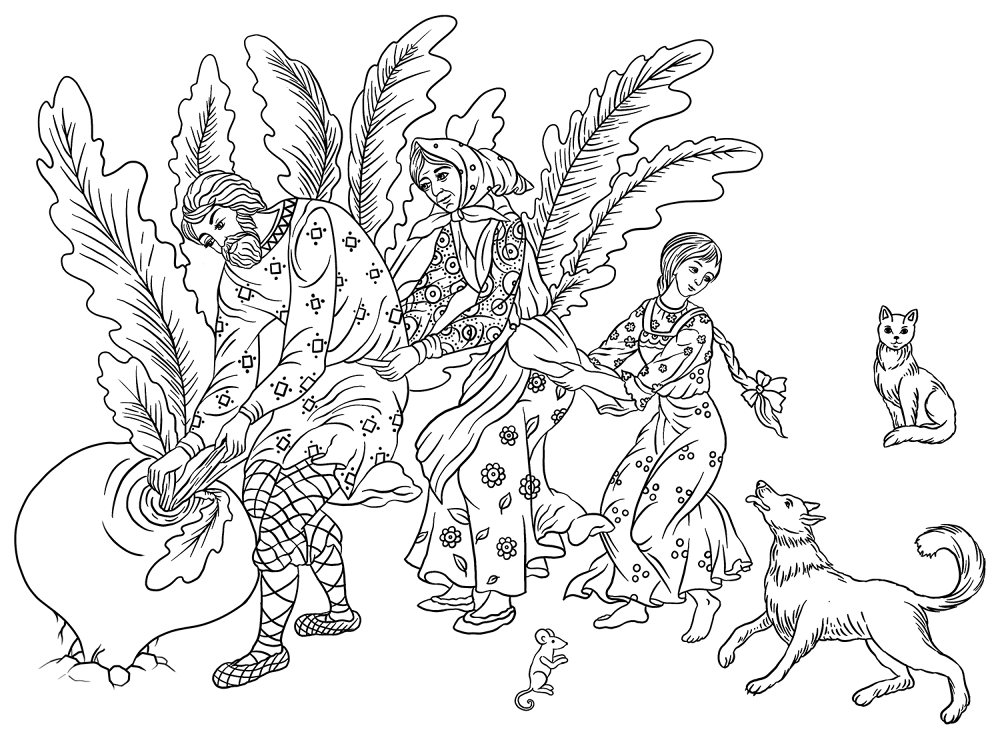 Desenho de Ratos para colorir