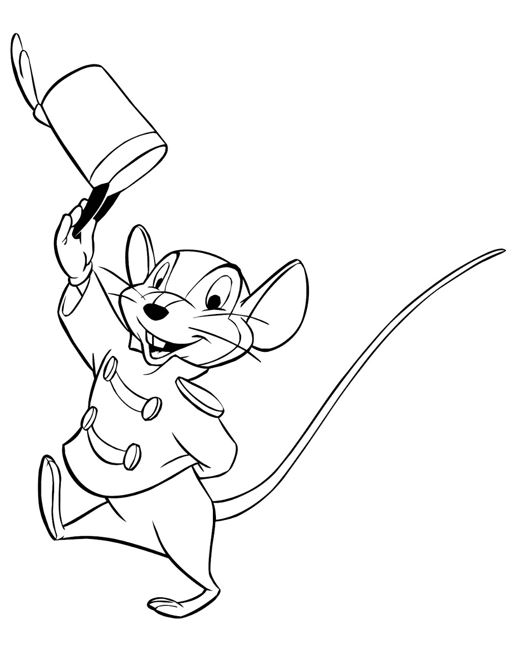 Desenho de Ratos para colorir