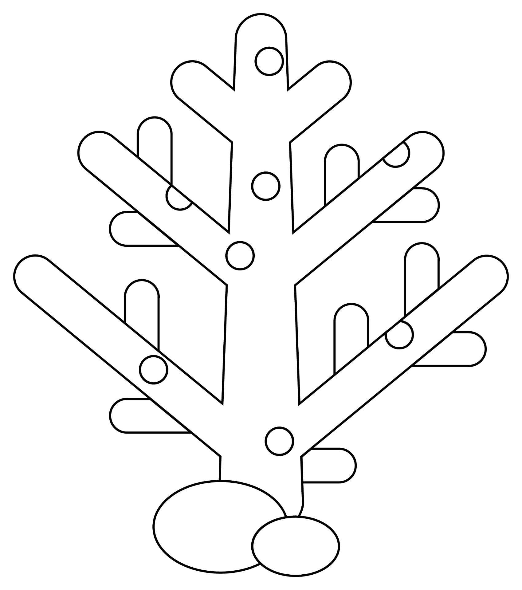 Desenho de Recife De Coral para colorir e imprimir: número 20